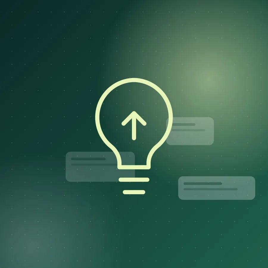 Illustration of a lightbulb representing business ideas and insights