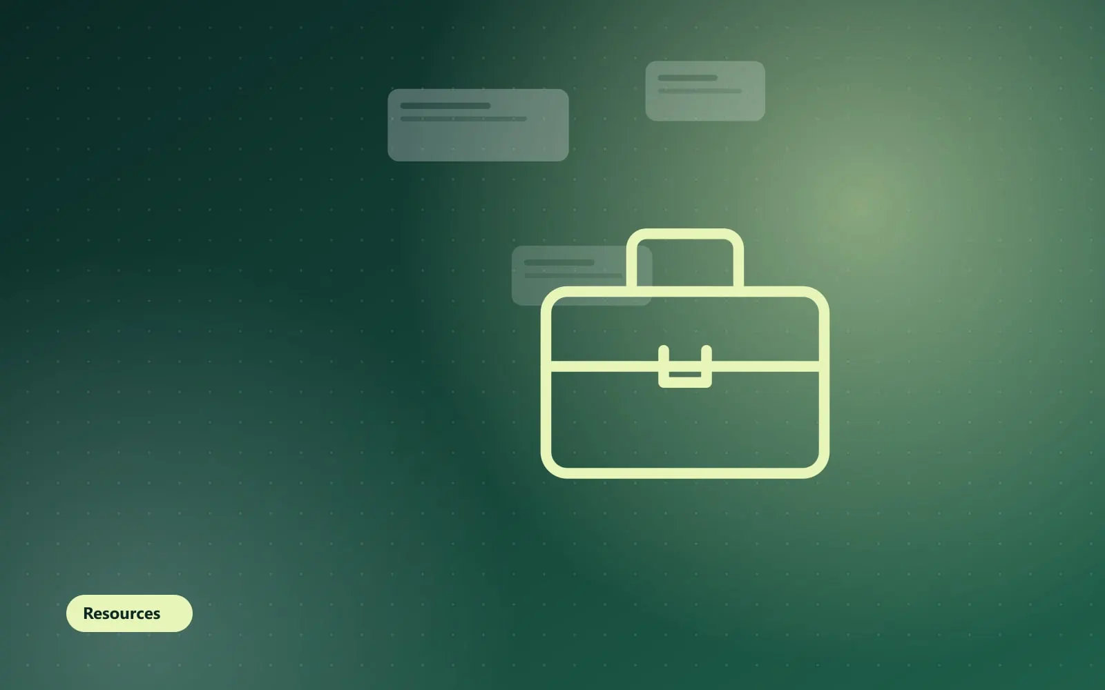 Illustration of a toolbox representing useful online resources