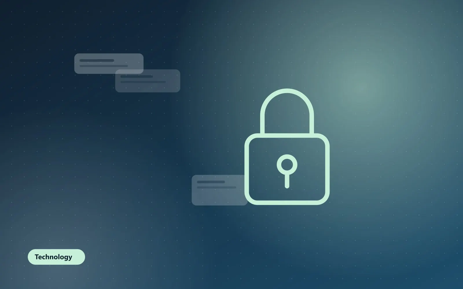 Illustration of a padlock representing online account security