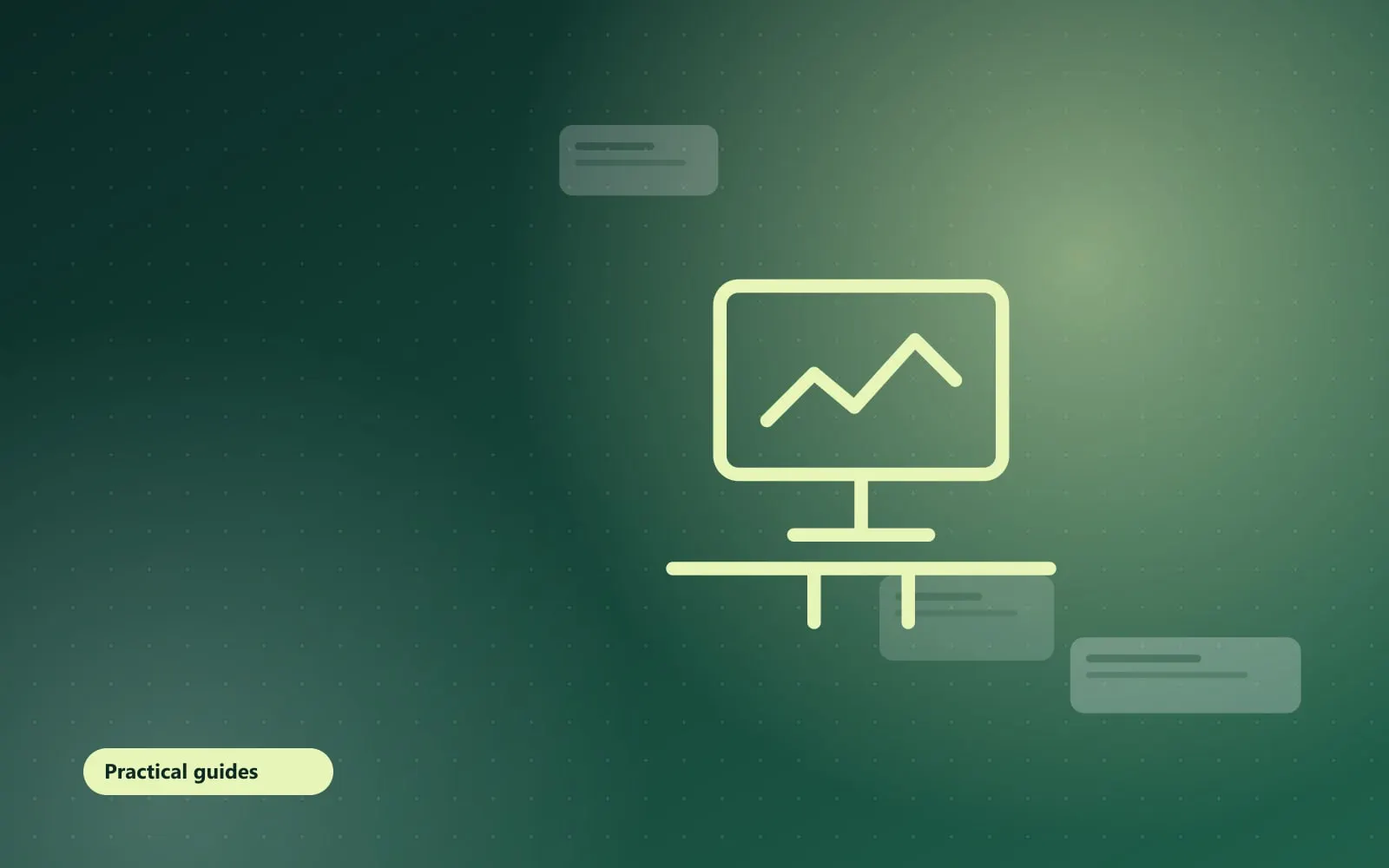 Illustration of a home desk representing a remote work setup